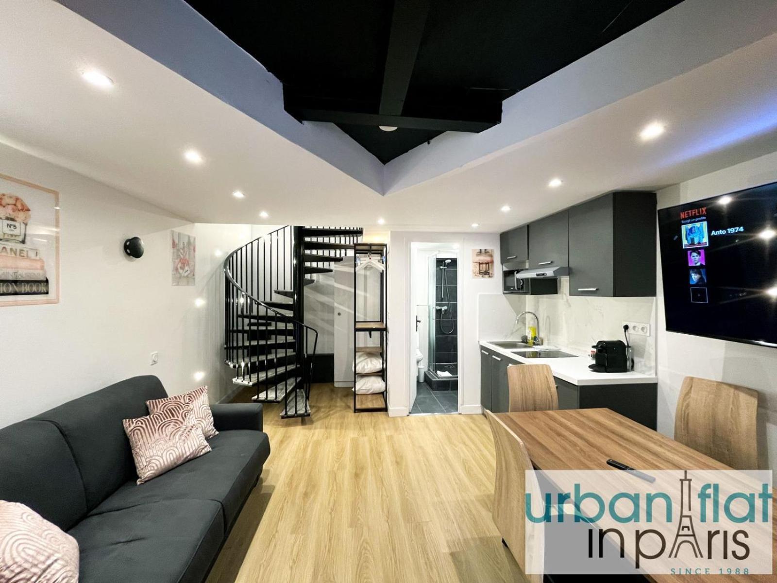 Apartmán Urban Flat 179 - Pretty Loft Montorgueil Paříž Exteriér fotografie