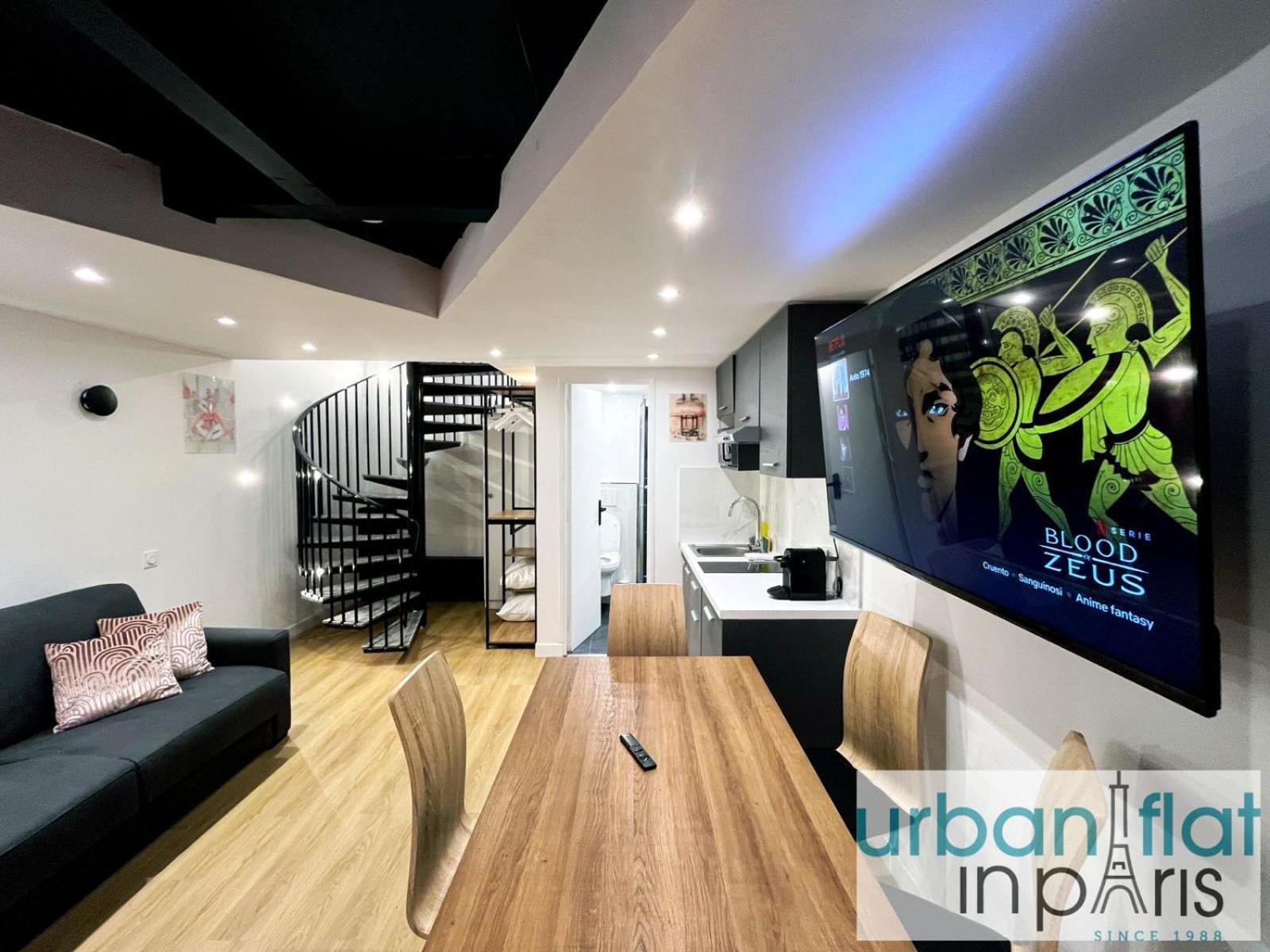 Apartmán Urban Flat 179 - Pretty Loft Montorgueil Paříž Exteriér fotografie